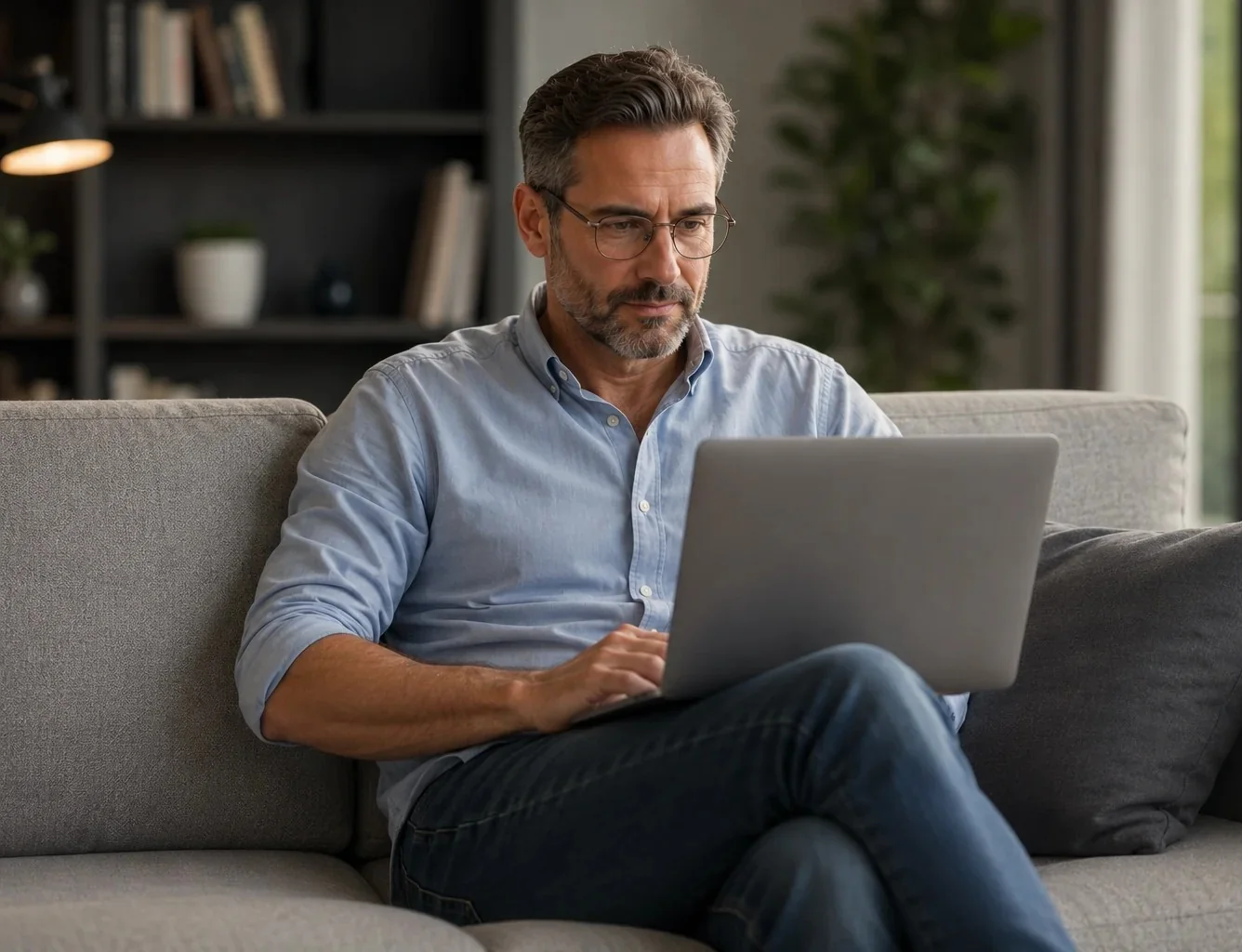 Relationship matchmaker conducting an online consultation on a laptop