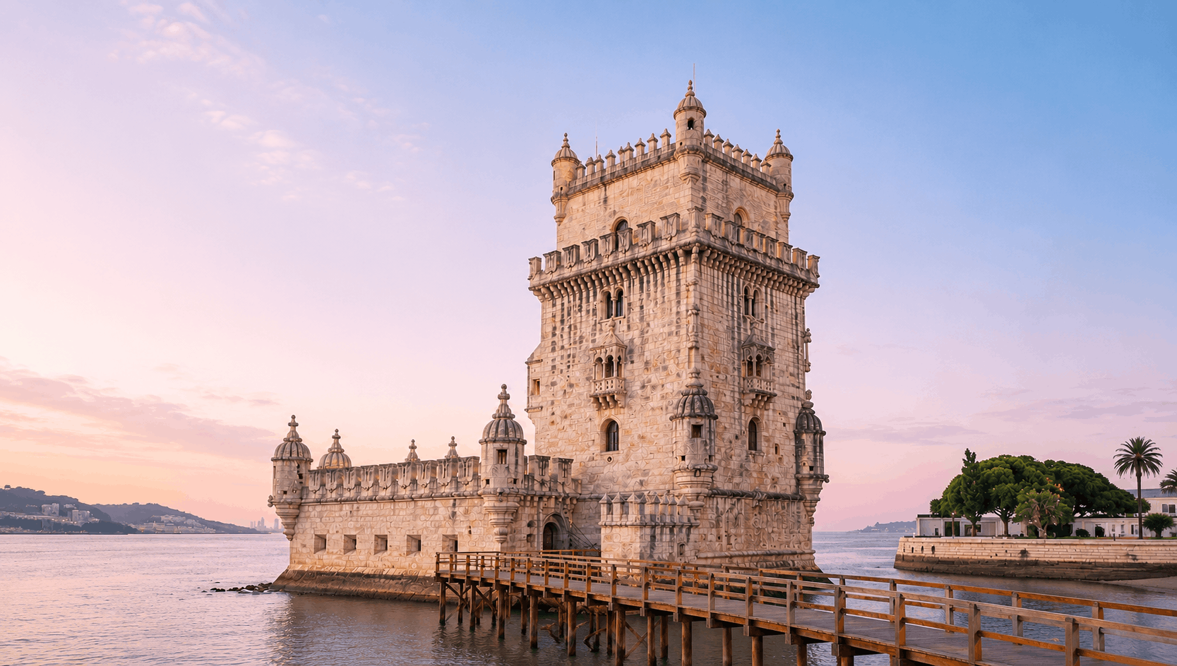 Belém Tower in Lisbon, Portugal
