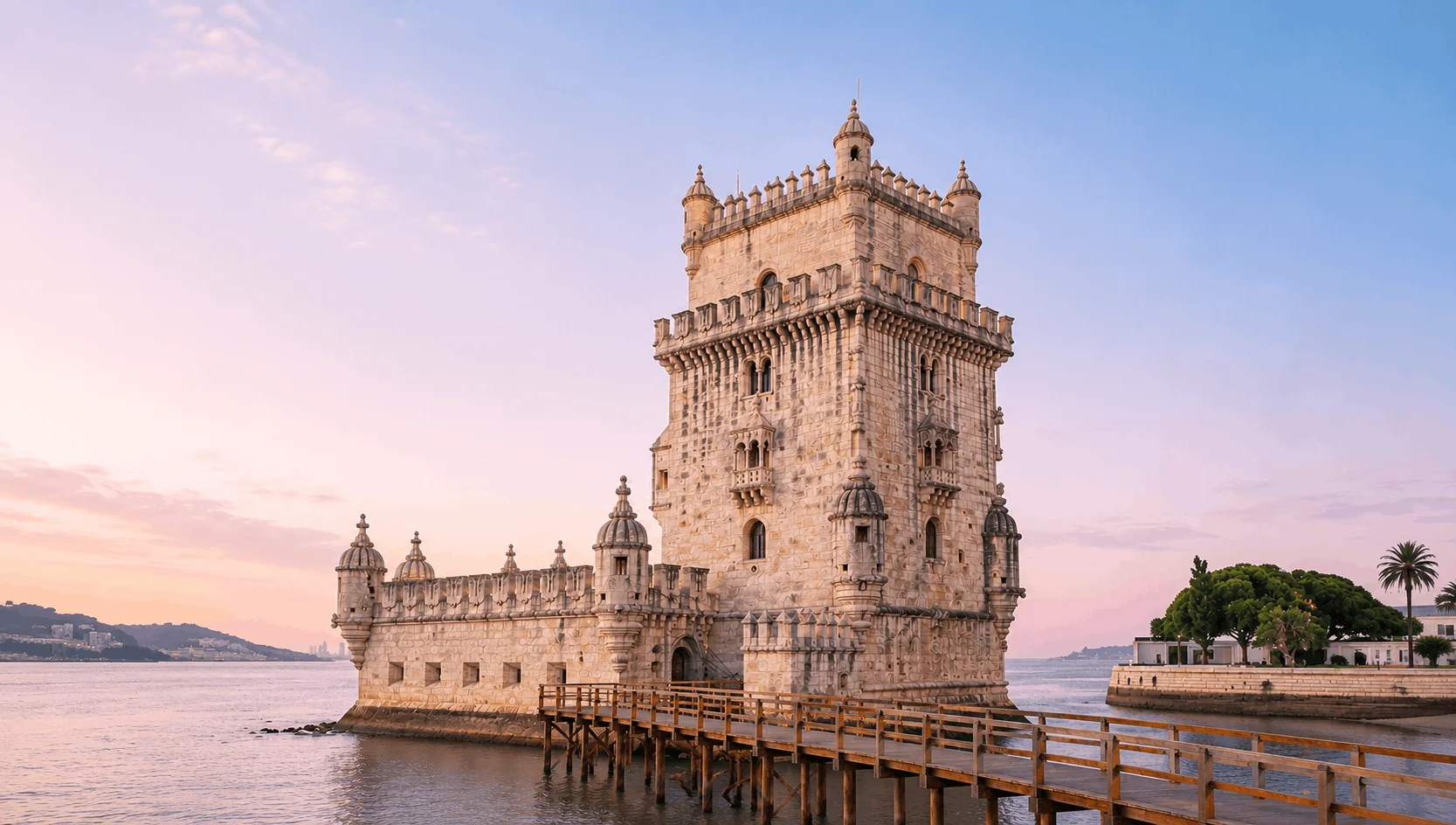 Belém Tower in Lisbon, Portugal