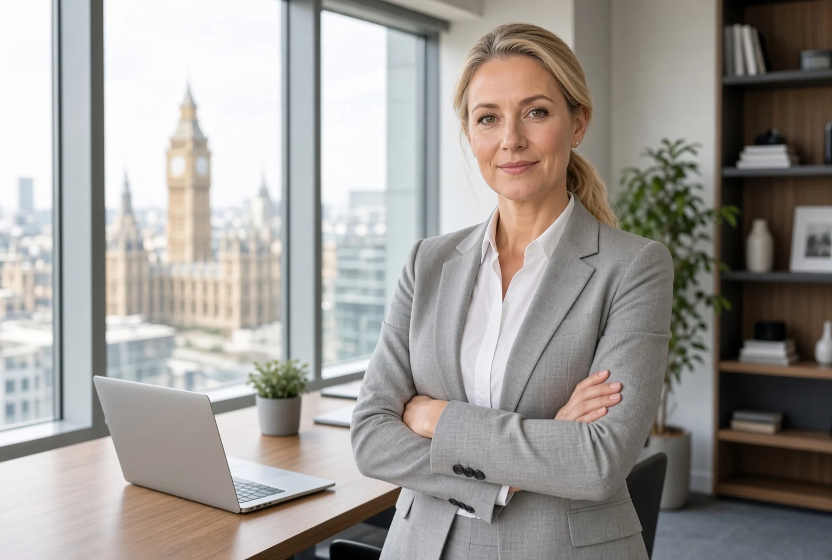 Professional matchmaker in the UK working from a modern London office