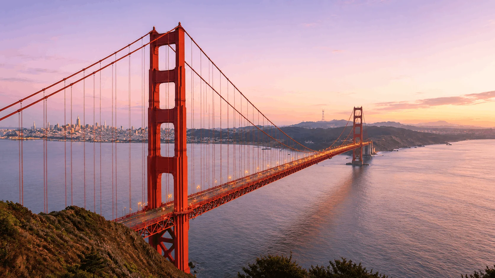 Golden Gate Bridge in San Francisco, The U.S.