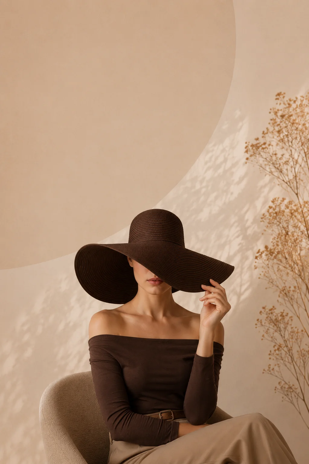 Elegant woman symbolizing confidence, mystery, and sapiosexual attraction